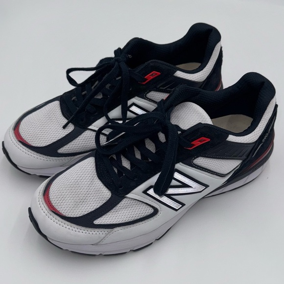 New Balance 990 V5; White Carbon Red; Men’s Size 9.5 - Picture 4 of 11